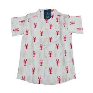 NWT Me & Henry 7-8Y Maui Crawfish Shirt